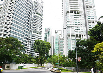 シンガポール不動産　オーチャード地区 高級コンドミニアムの写真