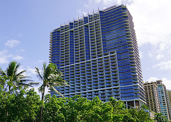 ハワイ不動産　Trump Tower Waikiki 外観写真