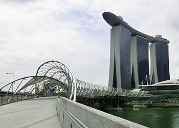 シンガポールのマリーナベイの写真