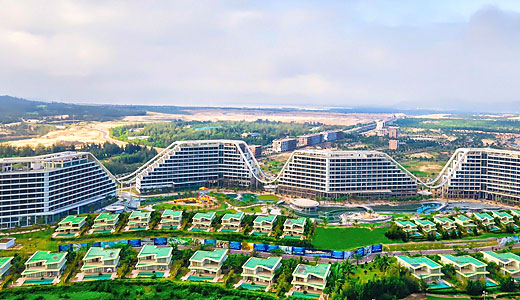 コースタルヒルの建設状況（2020年11月時点）