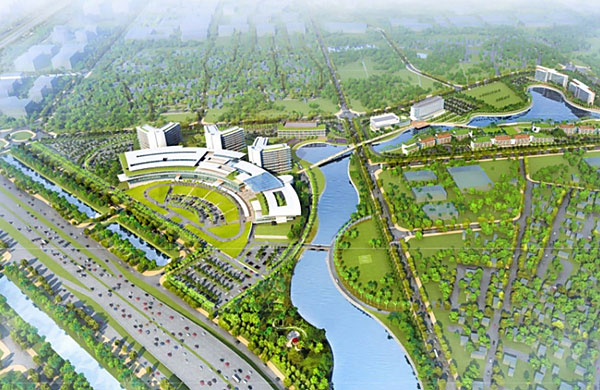 THグループのハイテク複合医療施設・イメージ図