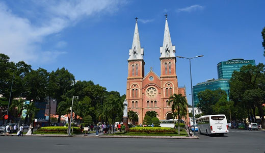ホーチミン市・サイゴン大教会の写真
