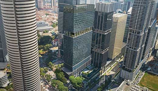 シンガポールのオフィスビル「79ロビンソンロード」の外観