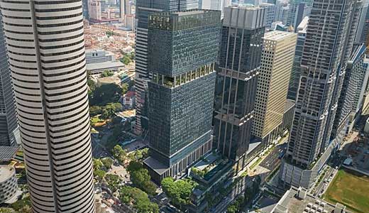 シンガポールのオフィスビル「79ロビンソンロード」の外観