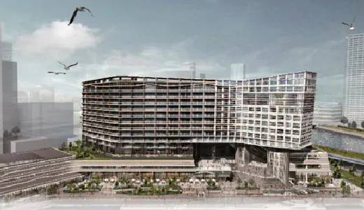 ベルジャヤが提案した横浜の新複合ビルのイメージ画像
