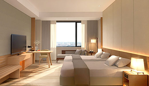 ベトナムの新ホテル「ホテル・ニッコー・ハイフォン」の室内イメージ