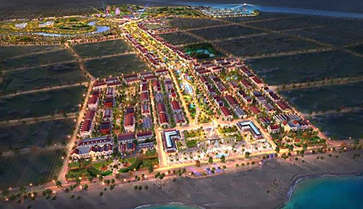 サングループ・サムソン市の複合リゾートの開発イメージ