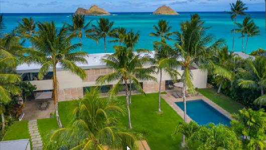 最高額取引となったカイルアの豪邸