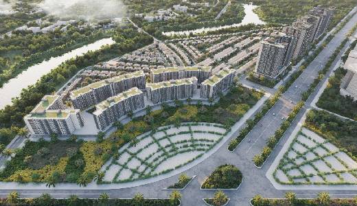 キャピタランドによるビンズオン省の住宅開発プロジェクトの開発イメージ