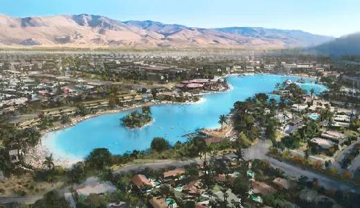 カリフォルニア州の開発プロジェクトのイメージ